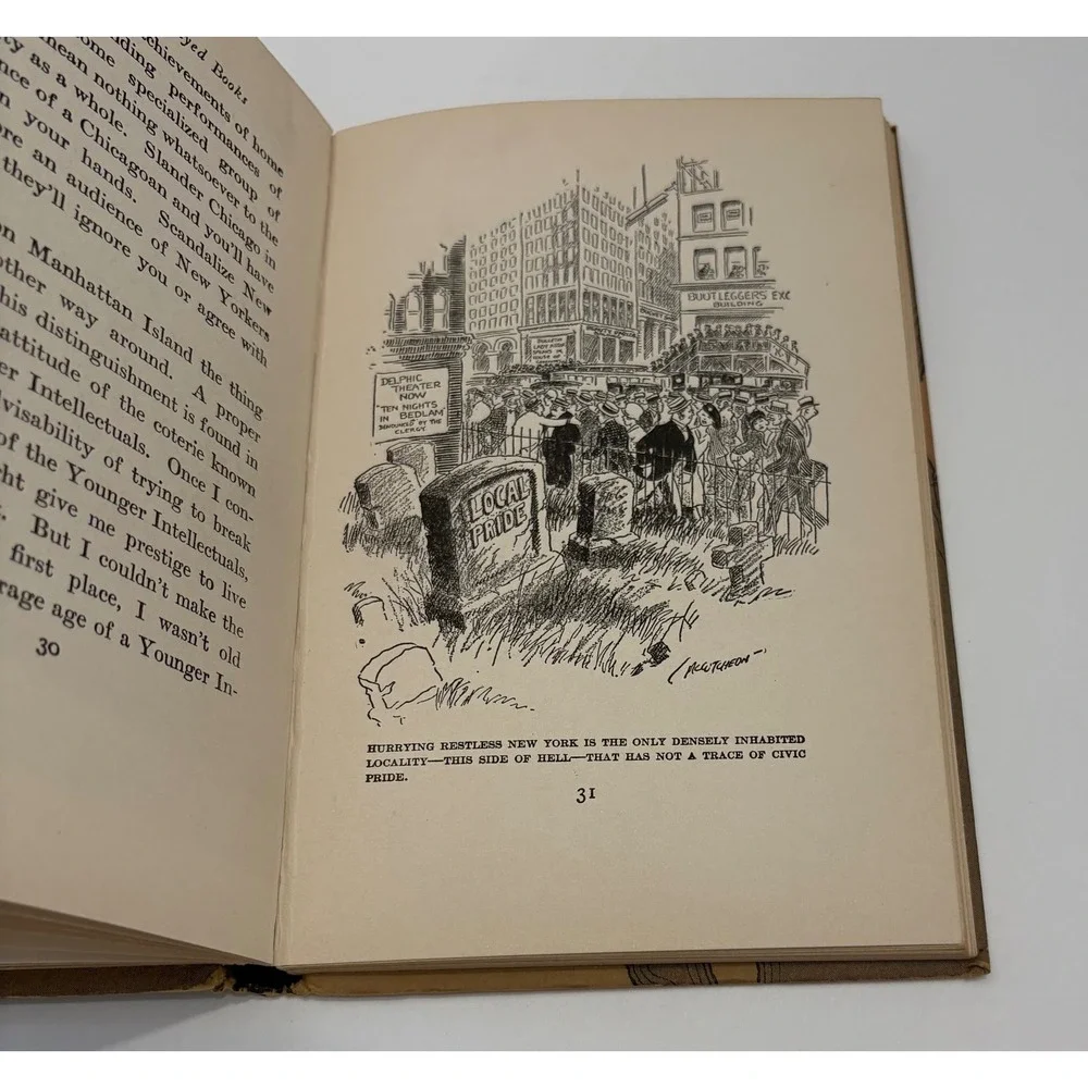 New York by Irvin S. Cobb America Guyed Books George H. Doran 1924 Hardcover